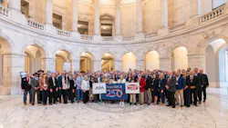 Group photo in the Russell Senate Office Building. Group photo in the Russell Senate Office Building.