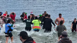 Taking the Polar Plunge in Albany, NY. Taking the Polar Plunge in Albany, NY.