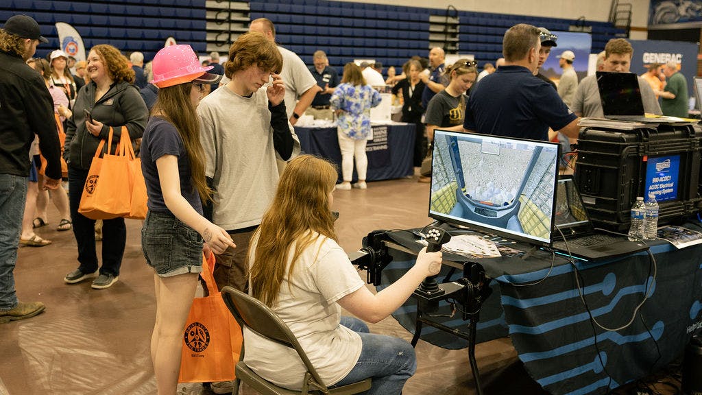 The event featured more than 70 interactive exhibits throughout the SMCC campus,