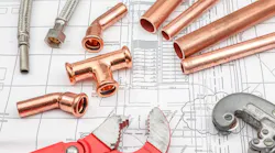 Pipe, fittings and plumbing tools