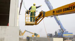 Workers on construction site.