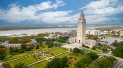 The historic State Capitol Building, Baton Rouge, LA.