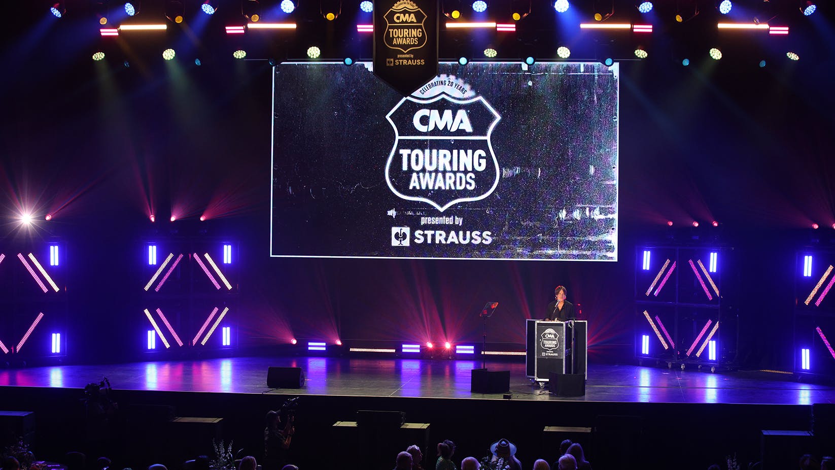 Host Keith Urban at the CMA Touring Awards.