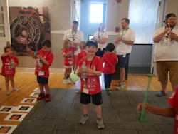 Students from kindergarten through eighth grade participated in interactive activities. Students from kindergarten through eighth grade participated in interactive activities.