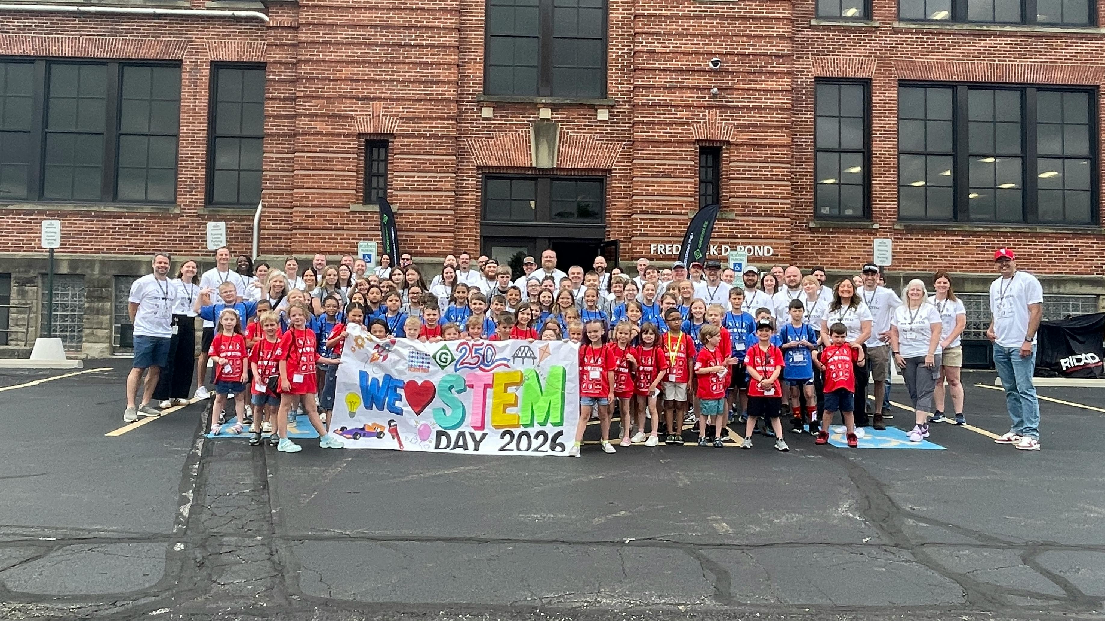 Students at the annual We Love STEM day event.