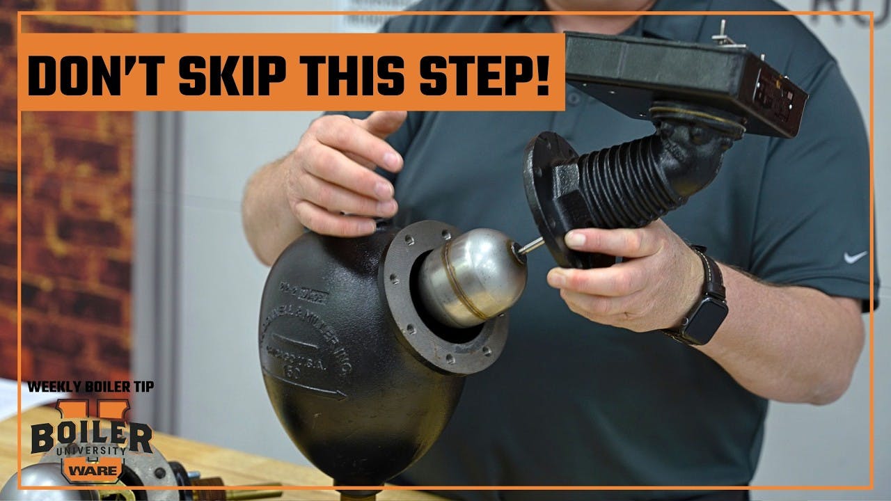 Don&rsquo;t Reinstall a Boiler Float Head Until You Do This - Weekly Boiler Tip