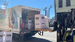 Loading a truck with donated items during the 2025 Sonnhalter Tool Drive. Loading a truck with donated items during the 2025 Sonnhalter Tool Drive.