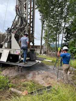Rorrer Well Drilling donated their drilling services for the project. Rorrer Well Drilling donated their drilling services for the project.