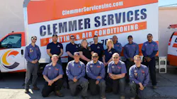 Clemmer Services team photo. Clemmer Services team photo.