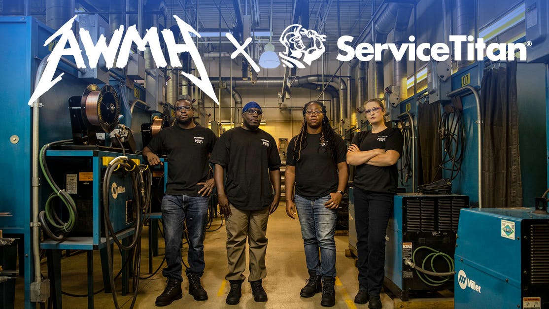 skilled workers posing in a training setting