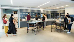Visitors at Sloan's Green Street showroom during Fulton Market Design Days.