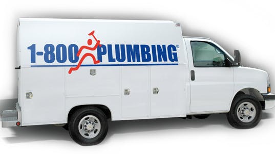 1-800 Plumbing logo on a truck