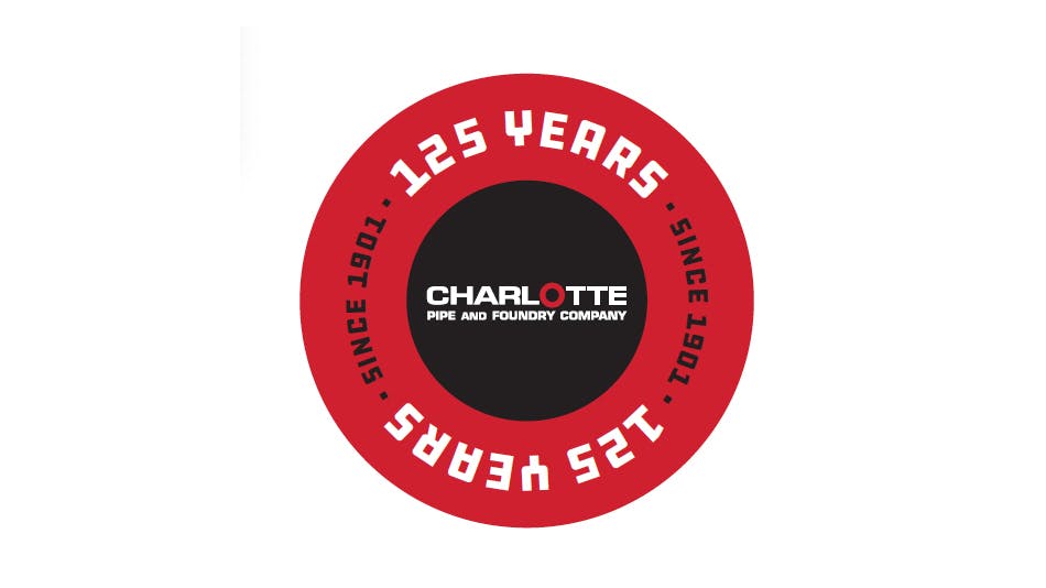 Charlotte Pipe 125 Years logo