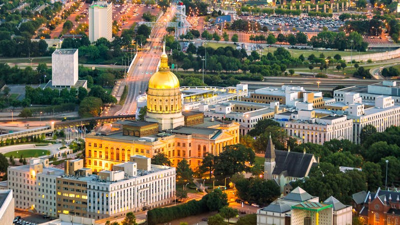 Georgia State Capital in Atlanta.