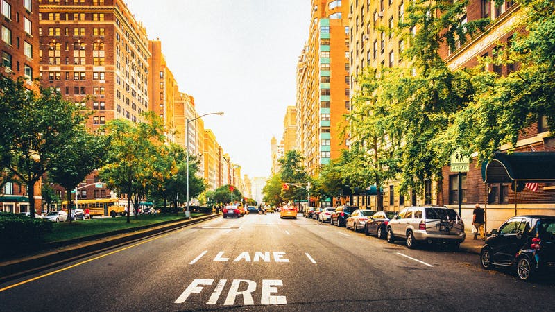 Park Ave. on the New York&rsquo;s Upper East Side.