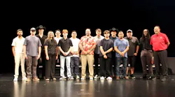 Some of the graduates receiving electrical certificates at NTI's Phoenix campus.
