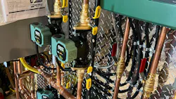 High-efficiency Taco 007es circulators, engineered with variable-speed technology.