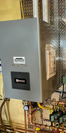 The Alta high-efficiency condensing boiler from U.S. Boiler was ideal for the high-altitude application.