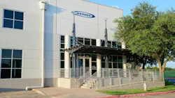 The exterior of the new Austin, TX, facility.