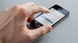 google on a smartphone