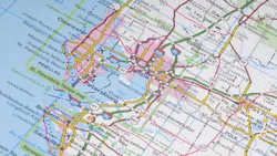 Map of Tampa Bay, Fl.