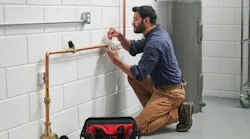 Installing a First Alert L5 WiFi Water Leak Shutoff Valve.