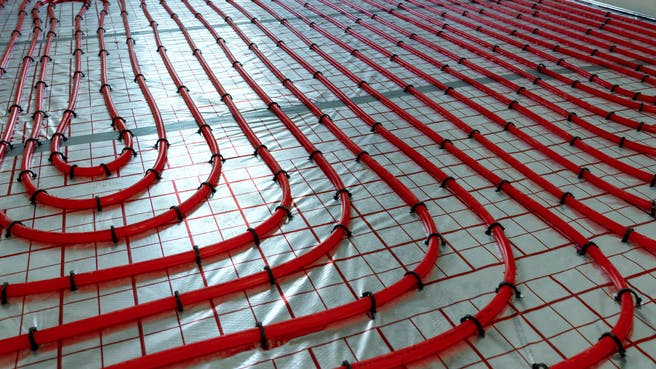 radiant floor tubing