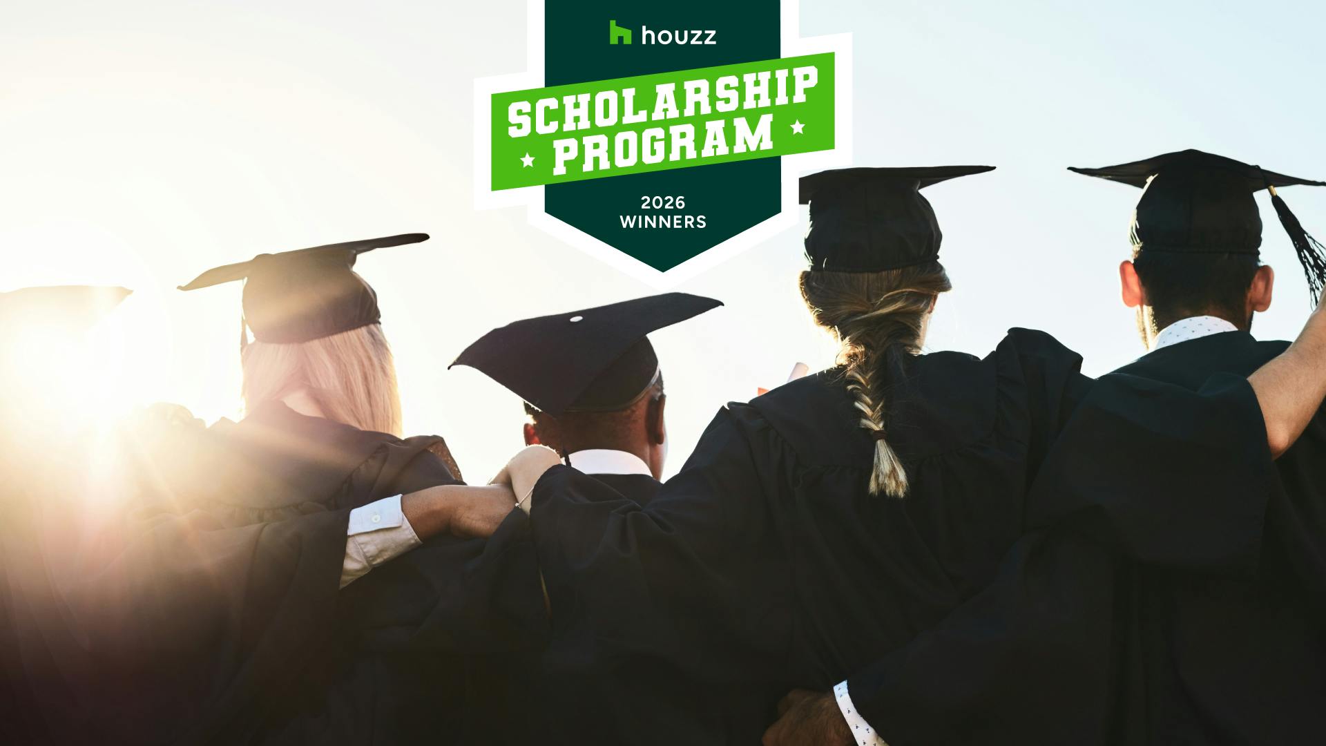 Houzz scholarship program promotional graphic