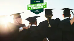 Houzz scholarship program promotional graphic