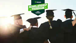 Houzz scholarship program promotional graphic