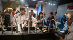 Campers at the LIXIL Water Experience Center in New York City.