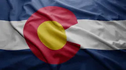 State flag of Colorado.