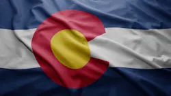 State flag of Colorado.