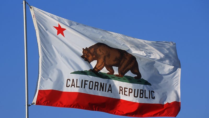 California state flag.
