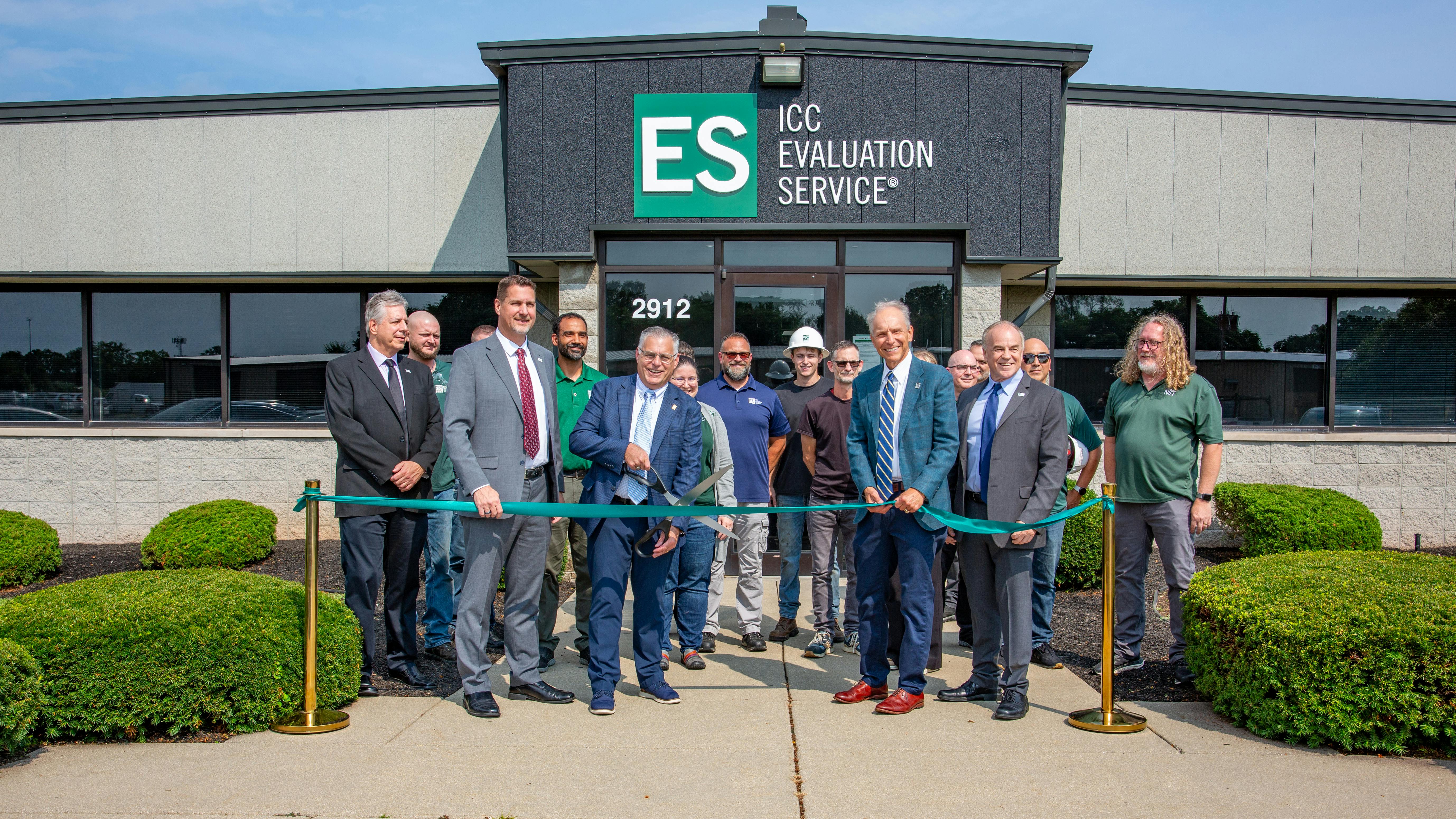 The grand opening event included remarks from ICC Chief Executive Officer John Belcik, ICC Board President Mike Boso and ICC-ES Executive Vice President David Tompos.