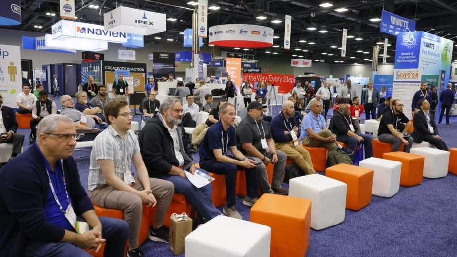 A presentation on the Expo floor at the 2024 ASPE Convention & Expo.