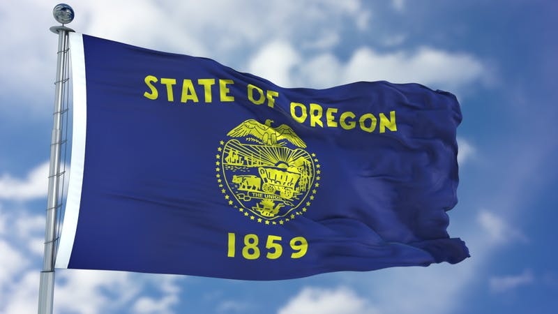 Flag of the state of Oregon