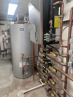Near-boiler piping.