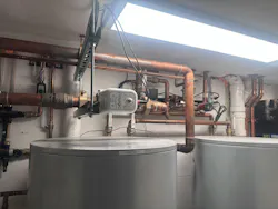 Storage tanks with FloLogic controller.