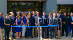 At the ribbon cutting ceremony, with members of the NFBA and state and local leaders.
