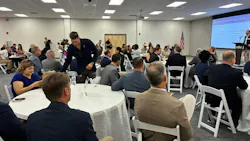 At the opening receptoin.
