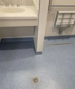 The QuickDrain ProLine drains provided a tailored solution for the Vanderbilt project’s patient-room showers.