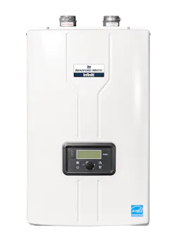 The Infiniti® GS tankless gas water heater.
