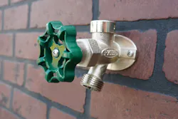 A split or cracked barrel from freeze damage means the whole unit's done.