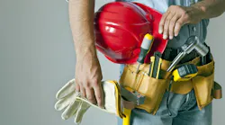 construction worker with toolbelt