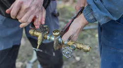 subcontractors working a plumbing job