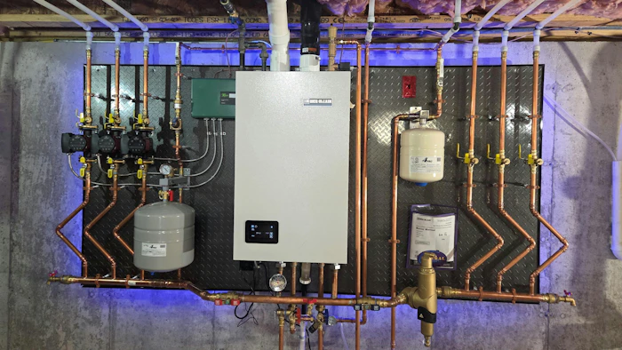The Simplicity boiler accommodates multiple approved vent materials and configurations, including PVC, polypropylene and stainless steel through its 3-in-1 vent adapter.