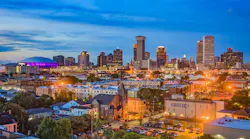 City skyline of New Orleans, LA.