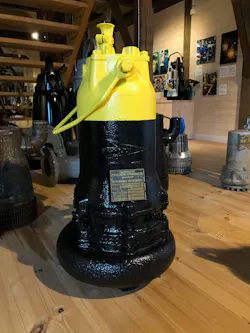 In 1956 Flygt introduced the world’s first submersible wastewater pump with an automatic discharge connection.