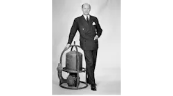 In 1947 Flygt engineer Sixten Englesson developed a prototype for the first submersible drainage pump, the “parrot cage”.